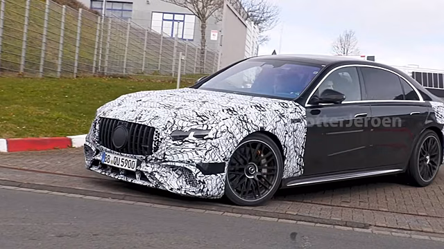 Mercedes-AMG S 63 E Performance заметили на Нюрбургринге