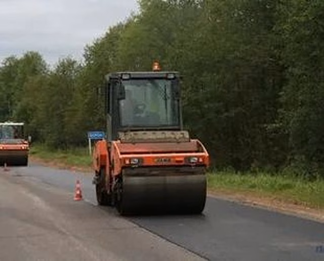 Начался ремонт Драгунского шоссе в Новгородском районе