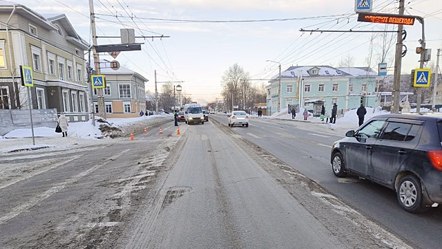 Девушка травмировалась в результате ДТП на улице Чернышевского в Вологде