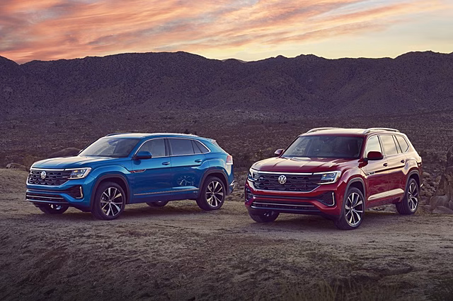Volkswagen обновил внешность и начинку Atlas и Atlas Cross Sport