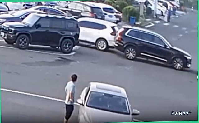 Китайский автолюбитель совершил зрелищный заезд задним ходом