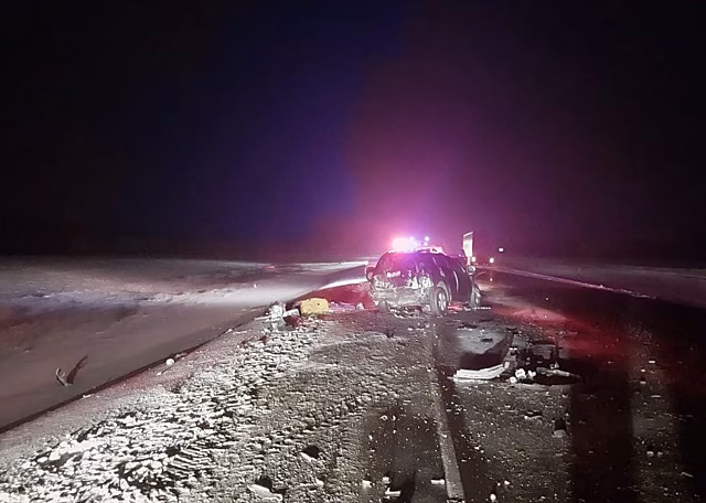 На трассе под Новосибирском в столкновении с фурой погиб водитель Toyota RAV4