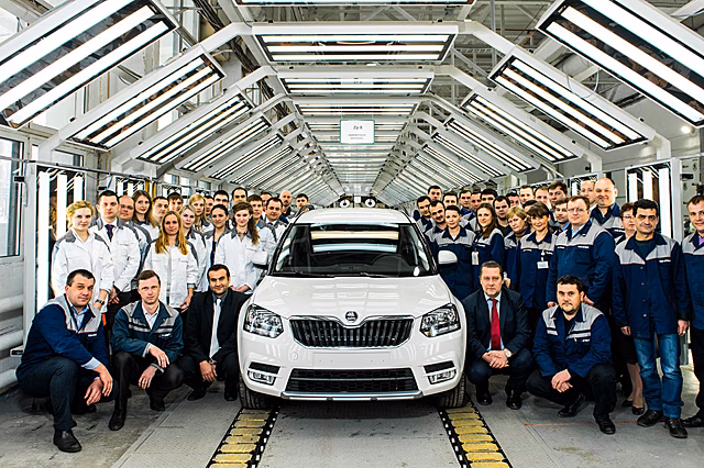 Европу "завалили" кроссоверами Skoda Yeti российской сборки