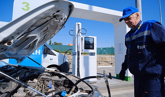 В Волгоградской области открылась 22-я газовая заправка