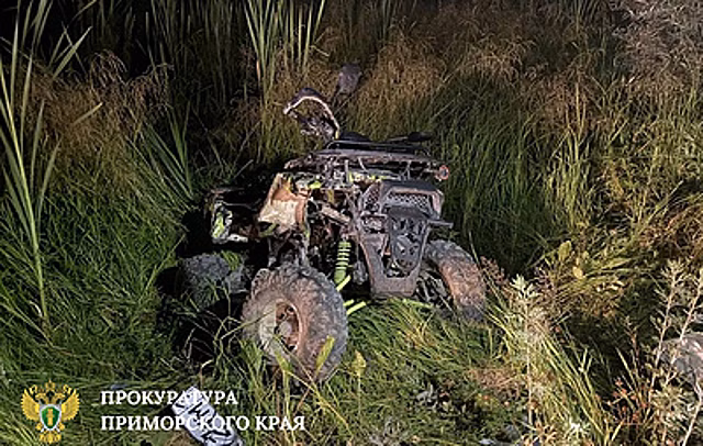 В Приморье в ДТП погиб ребенок, управлявший квадроциклом