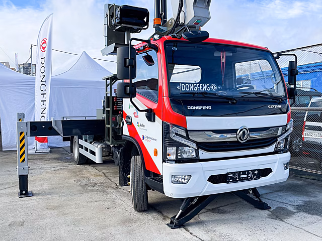 Громкое окончание автопробега грузового транспорта DONGFENG