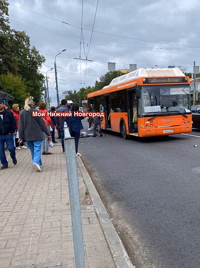 Автобус сбил пьяного мужчину в Нижнем Новгороде