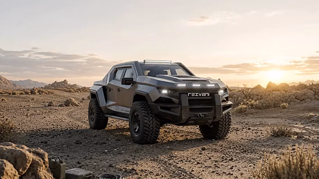 Rezvani представила бронированный пикап Fortress