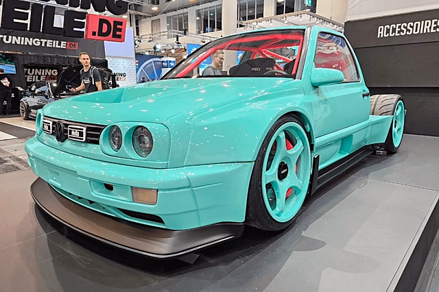 Безумный Volkswagen Golf с трубчатой рамой и V10 от Audi R8
