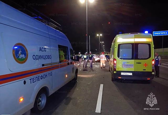 Две машины столкнулись в Одинцовском городском округе, есть погибшие