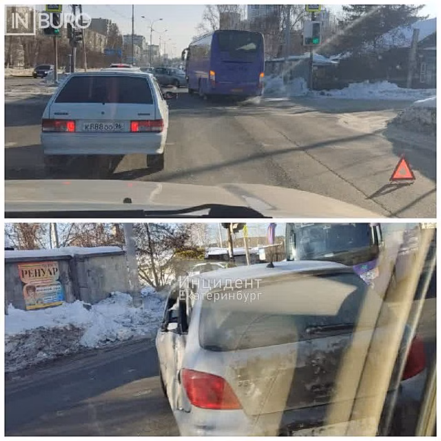 В Екатеринбурге произошло ДТП с участием автобуса