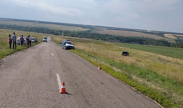 В опрокинувшемся в Волгоградской области ВАЗе погиб 39-летний водитель