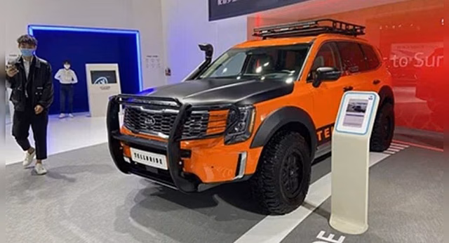 KIA представила особую версию вседорожника Telluride на автовыставке в КНР