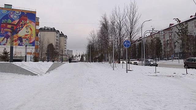 В Ноябрьске в ночь на 11 ноября после затяжного ремонта откроют дорогу на проспекте Мира. ВИДЕО