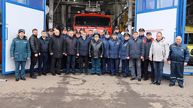 Новое здание пожарной части открыли в Новинках в Нижнем Новгороде