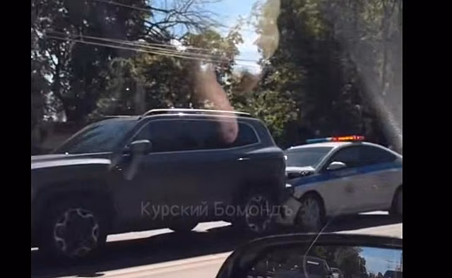 В Курске произошло ДТП с участием машины ГИБДД