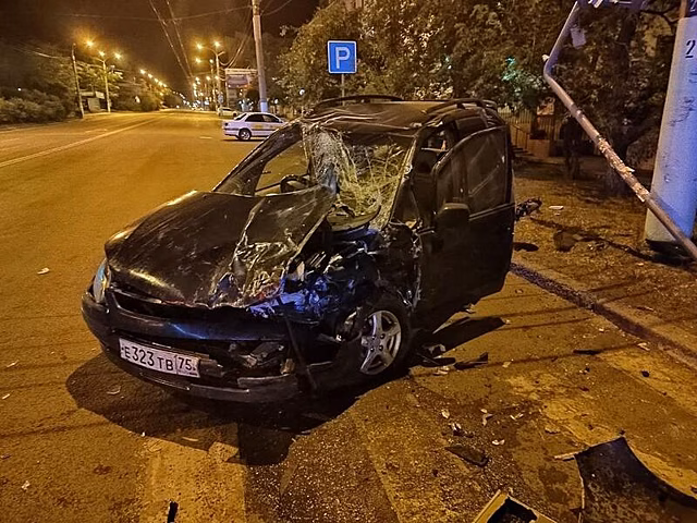 Жёсткое ДТП произошло ночью в Чите