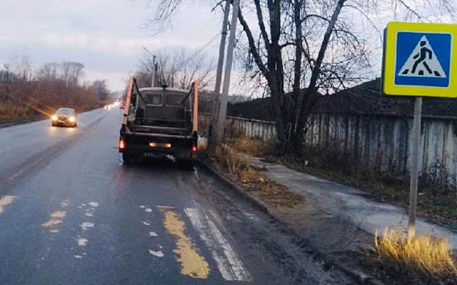 Грузовик сбил 18-летнего рязанца на пешеходном переходе