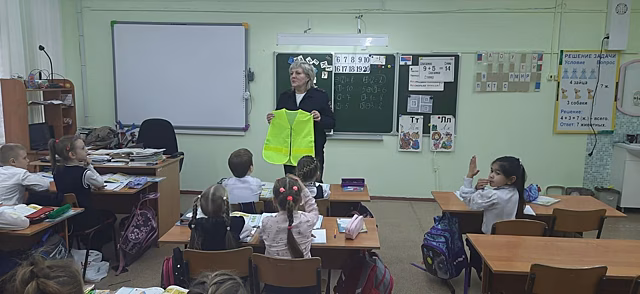 В каширских школах провели уроки на тему безопасности дорожного движения