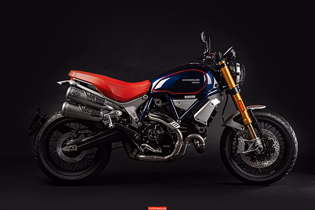 Эксклюзивный мотоцикл Ducati Scrambler для итальянской спортивной ассоциации