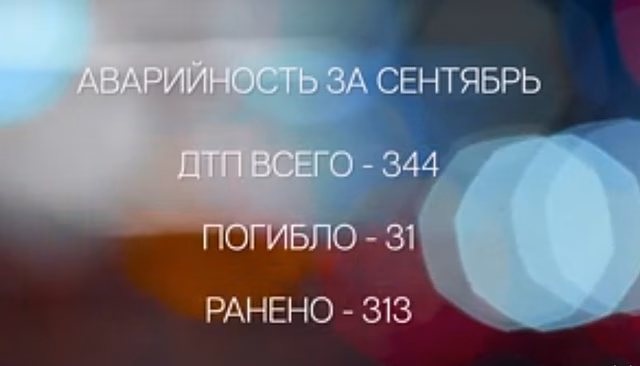 31 человек погиб в результате ДТП в Нижегородской области в сентябре