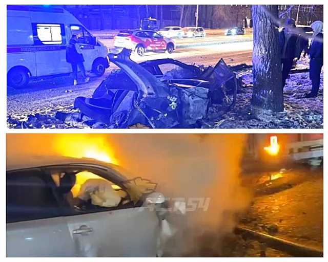 Вечернии ДТП в Новосибирске 16 декабря 2024: две серьёзных аварии на Петухова