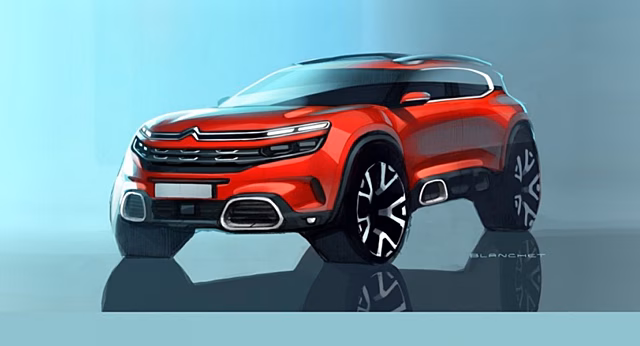 Опубликованы первые изображения обновленного Citroën C5 Aircross