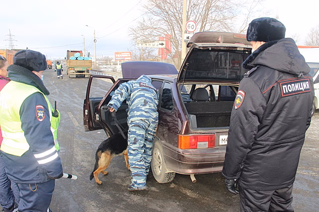 На въезде в Челябинск полицейские выставили дополнительные экипажи