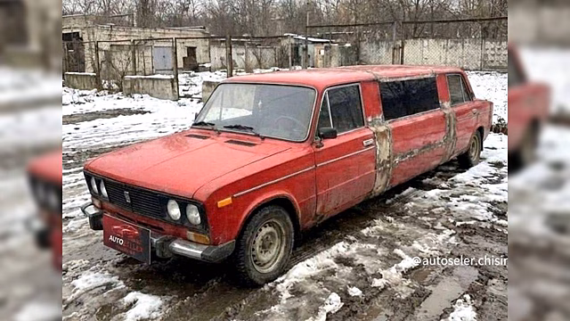 В продаже появился лимузин ВАЗ-2106 с бильярдом в салоне