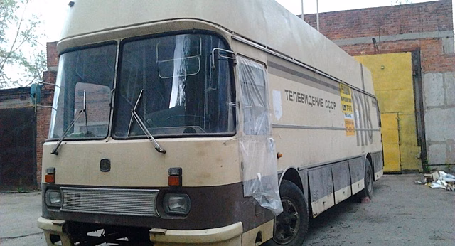Редкая передвижная телестанция на шасси автобуса ЛАЗ-699Р, о которой мало кто знает