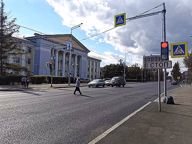 В Красноярске подходит к завершению ремонт ул. Павлова