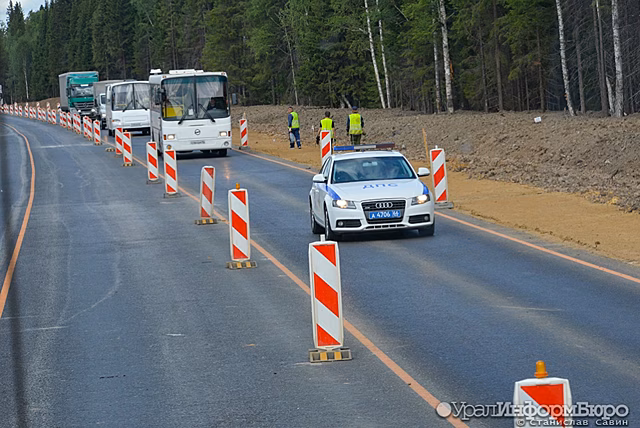На трассе Р-354 Екатеринбург – Курган ограничат движение из-за ремонта переезда