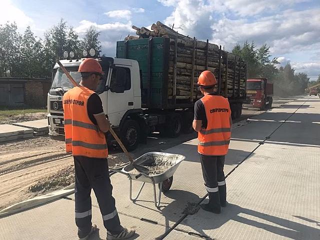 На объездной дороге в Сегеже будет сверхпрочное покрытие. Выяснили, когда завершится ремонт трассы