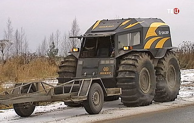 Российский внедорожник "Шерп" преодолел 10 тысяч километров по бездорожью