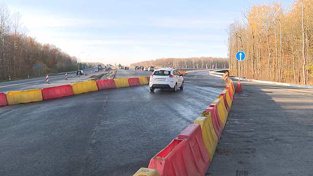 Подробности открытия технического движения по съезду с Большой Окружной на улицу Планерную в Чкаловске
