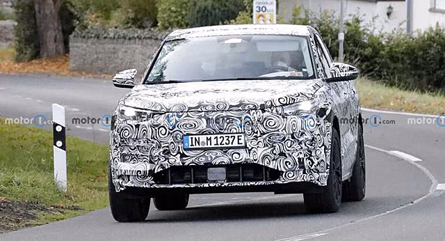 Audi Q6 E-Tron 2023 года в серийном кузове показали на фото