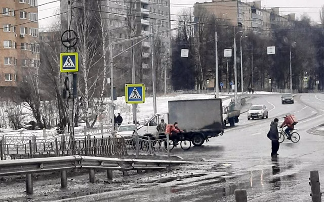 В Рязани на перекрестке произошло ДТП с участием ГАЗели