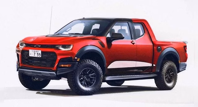 Chevy Camaro на новом рендере превратился в мускулистый пикап