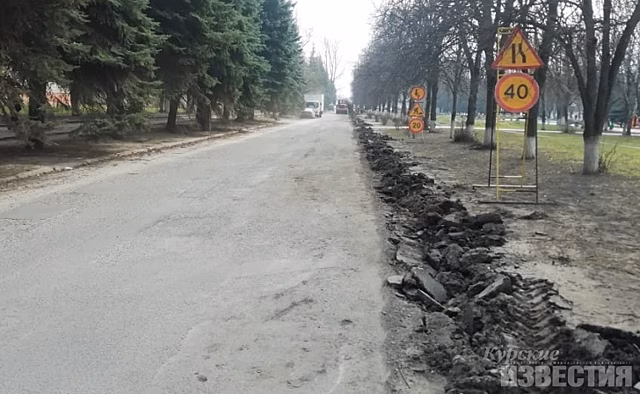 В Курске заменят около 80 тысяч бордюрных камней