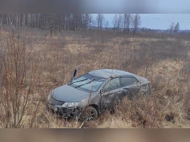 Водитель пострадал в перевернувшейся Toyota Allion в Могочинском районе