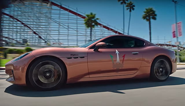 Maserati показала электромобиль Gran Turismo Folgore в движении