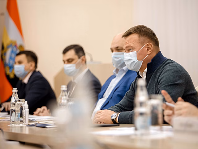 Губернатор Курской области Роман Старовойт встретился с новым руководством «Квадры»