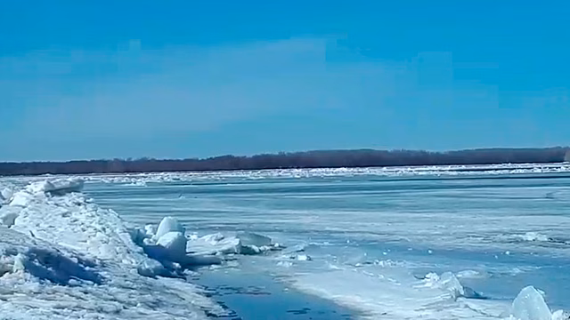 Из-за ледового затора вода в Оби за день поднялась больше чем на метр