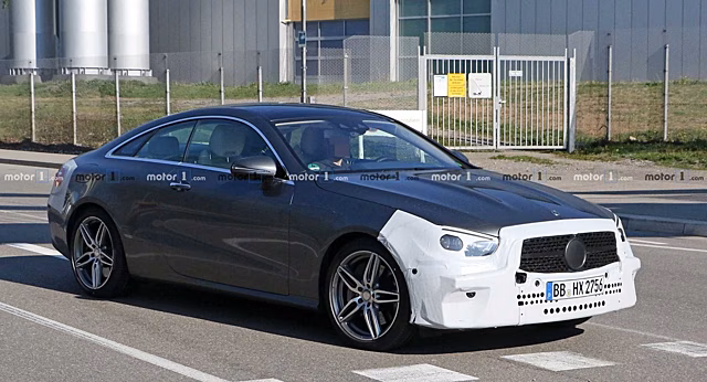 Фотошпионы засняли обновлённое купе Mercedes-Bens E-Class
