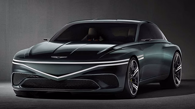 На автосалоне в Нью-Йорке Genesis представил электрический концепт Genesis X Speedium Coupe
