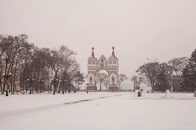 Снежный ноябрь в Благовещенске: фотогалерея портала 2х2.su