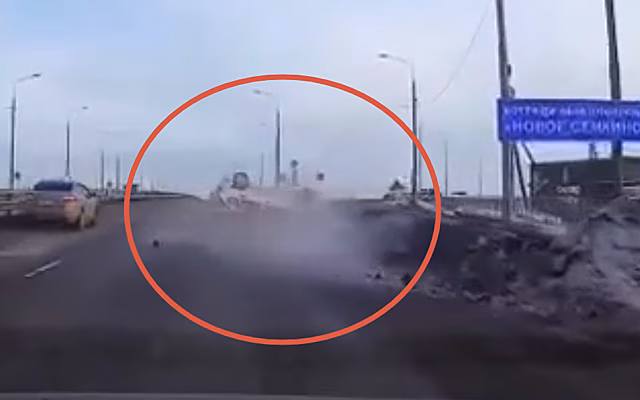 Появилось видео ДТП на Солотчинском шоссе под Рязанью