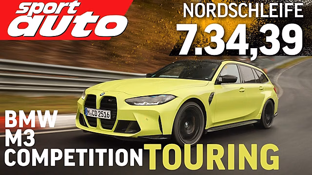 Видео: BMW M3 Touring промчал круг по Нюрбургрингу в темпе гиперкара Koenigsegg