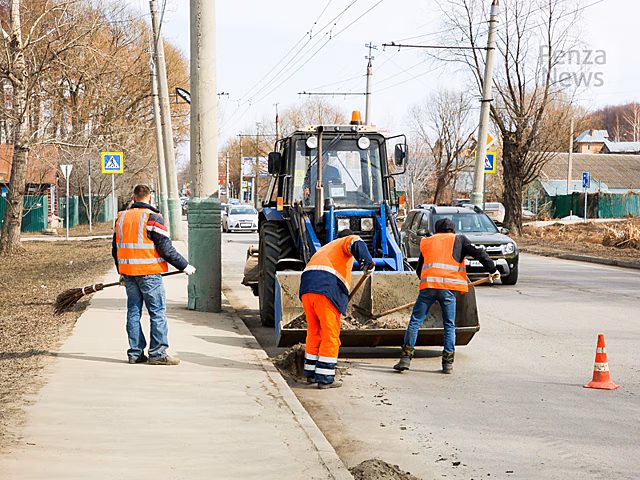 «Пензавтодор» в круглосуточном режиме наводит порядок на городских улицах