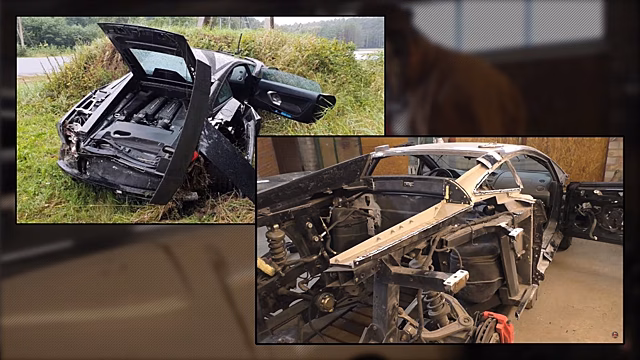 Золотые руки: мастер-кузовщик починил Lamborghini, еще недавно бывший грудой запчастей
